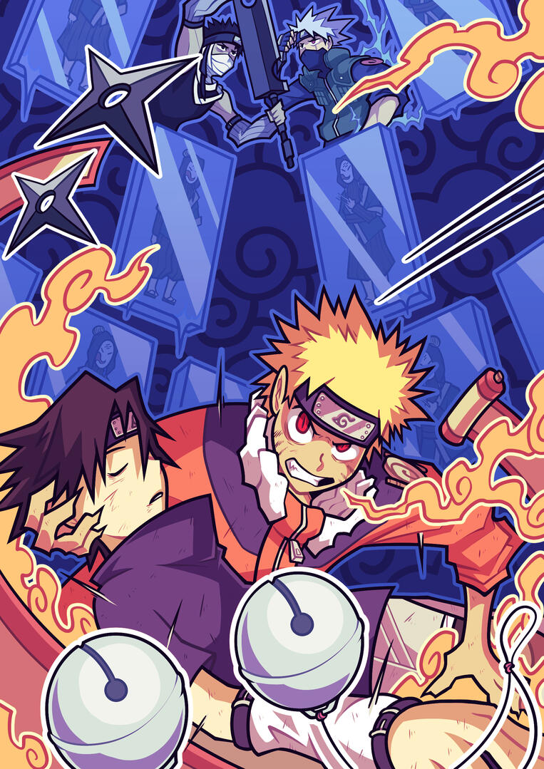 Naruto &quot;Land of waves&quot; fan-art