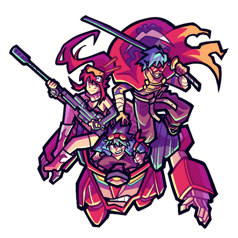 Yoko, Kamina and Simon